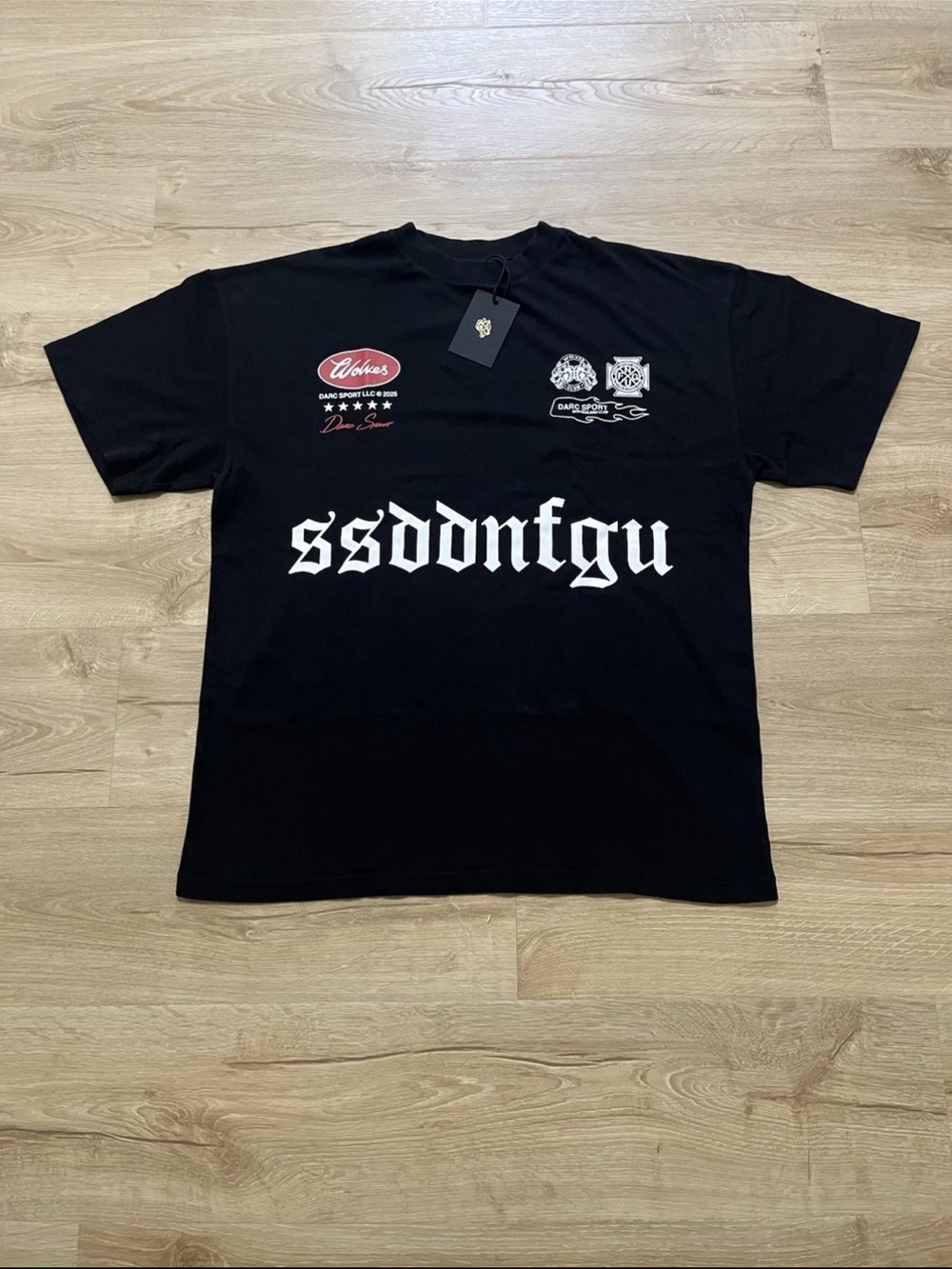 Darc Sport Black Short Sleeve Graphic Logo Tee